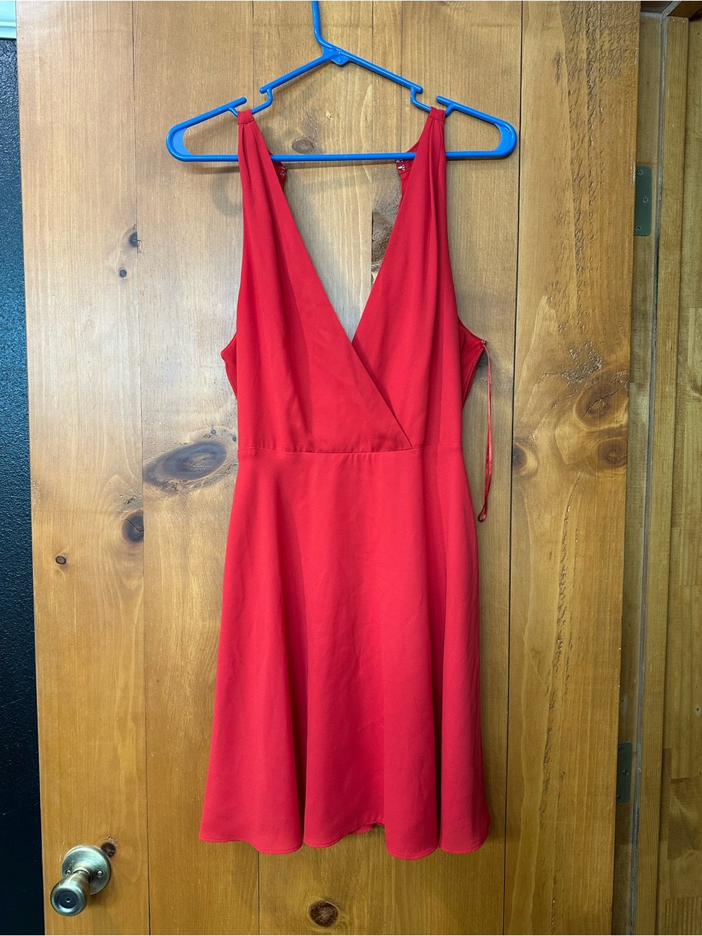 Red Express mini dress
